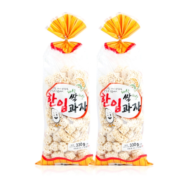 [전통과자] 퍼핑쌀 한입 쌀과자 330gx2봉/3봉/5봉