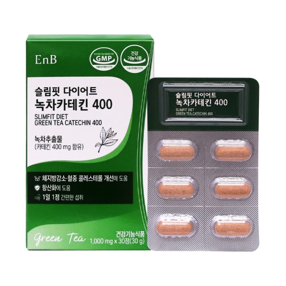 이엔비 슬림핏 다이어트 녹차카테킨 400 1,000mg*30정 [A1108] 