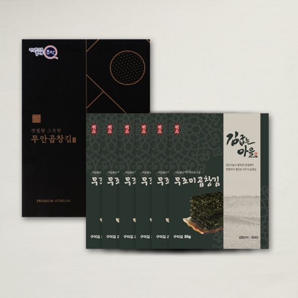 [브라이트데이] 김굽는마을 무조미곱창김 선물세트(20g x 6봉)