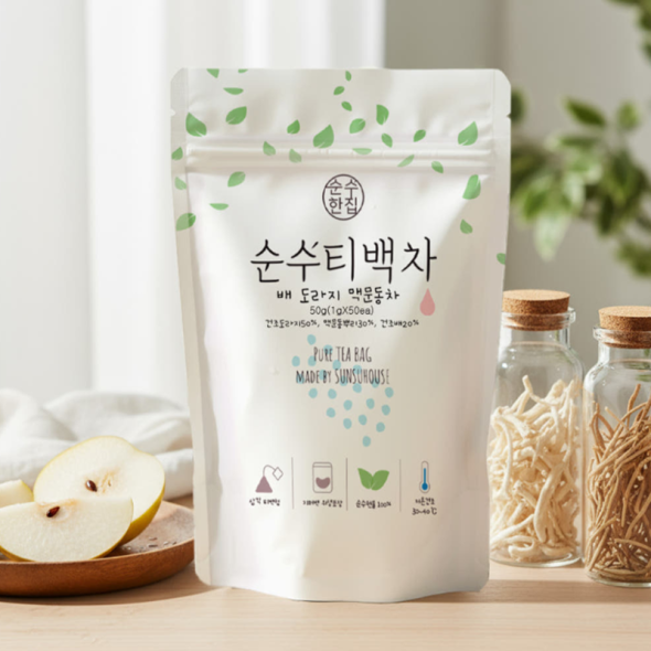 [순수티백]순수한집 배도라지 맥문동차 티백 1팩 50개입