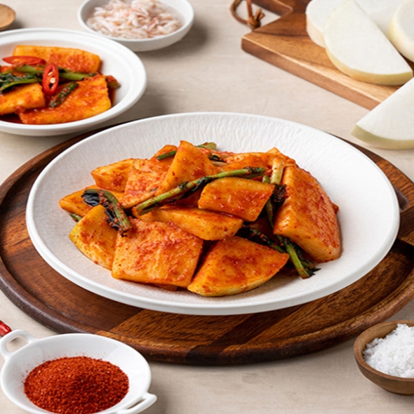 100% 국내산 원재료 - 25년 김치명가 보성 녹차김치 - 석박지 2kg,3kg,5kg,10kg