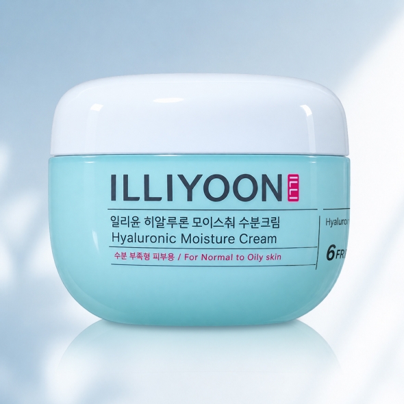 일리윤 히알루론 모이스춰 수분크림 100ml 히알루론 속건조 진정 보습크림