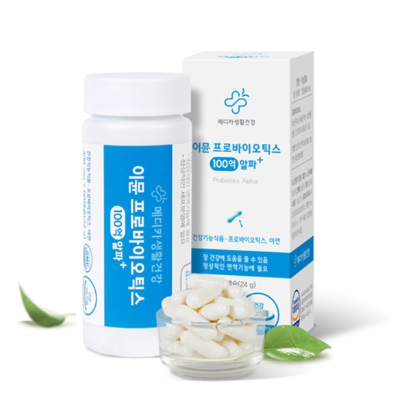 메디카코리아 이뮨프로바이오틱스 100억 알파 60캡슐