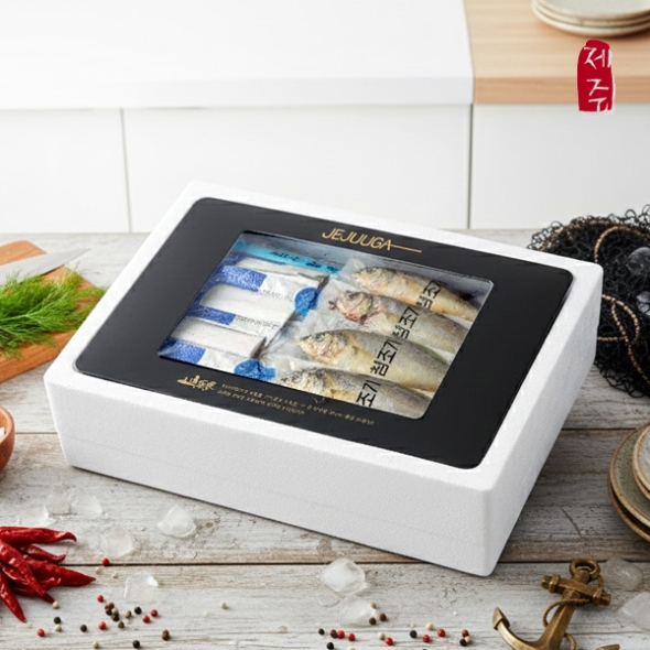 [제주특선] 은갈치/참조기 모듬세트 5호(은갈치 대 2마리+참조기 중 10마리/2팩)