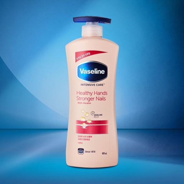 바세린 인텐시브 케어 헬씨 핸드 앤 스트롱거 네일 로션 600ml 