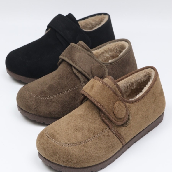 [개성시대] 여성 2.5cm 스웨이드 털단화 210g 데일리