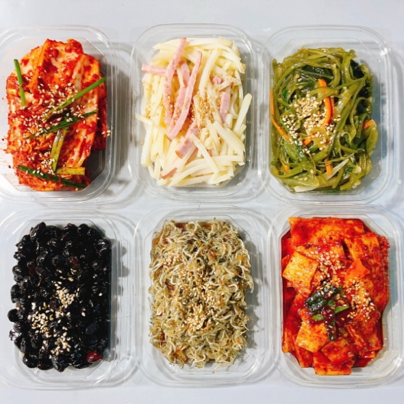 순수한반찬] 6종 밑반찬 세트 Ⅲ (WITH 캠핑, 나들이)