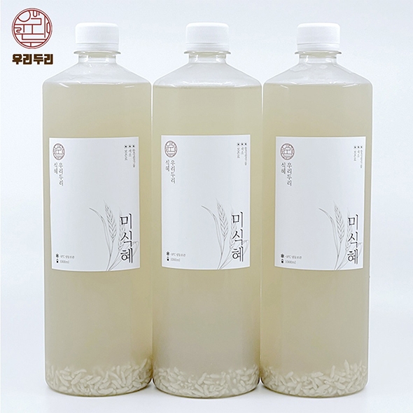  [주말특가] [우리두리식혜] 미식혜 1L 3개 세트