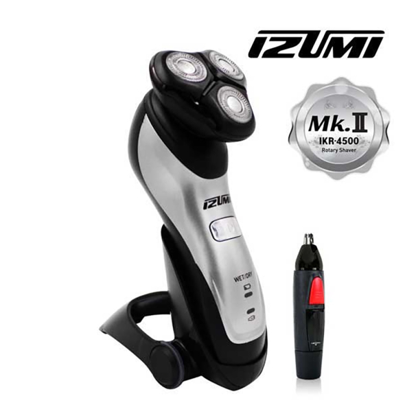 [신한카드 할인][이즈미]홈쇼핑방송 리픽스 3중날 방수 전기면도기 + 프리미엄 콧털제거기 (세트상품) IKR-4500 + NB-12B
