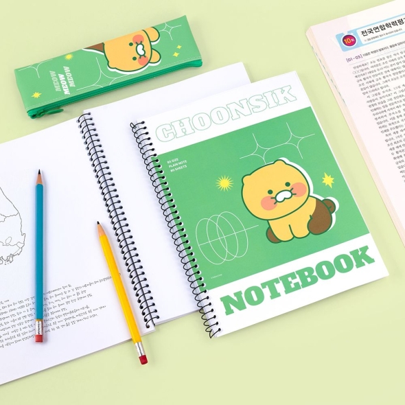 K F 비비드  스프링  연습장 (춘식+라이언)