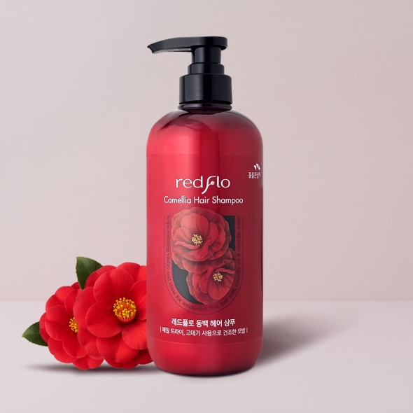 꽃을든남자 레드플로 동백 헤어 샴푸 700ml 손상모샴푸