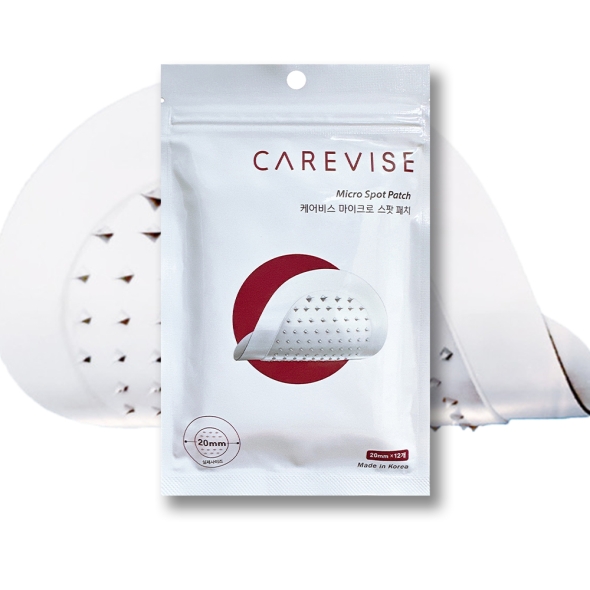 [신한카드 할인] 케어비스 마이크로 니들패치 스팟 눈밑 눈가 여드름 트러블 팔자주름 패치 1세트 (12개입)