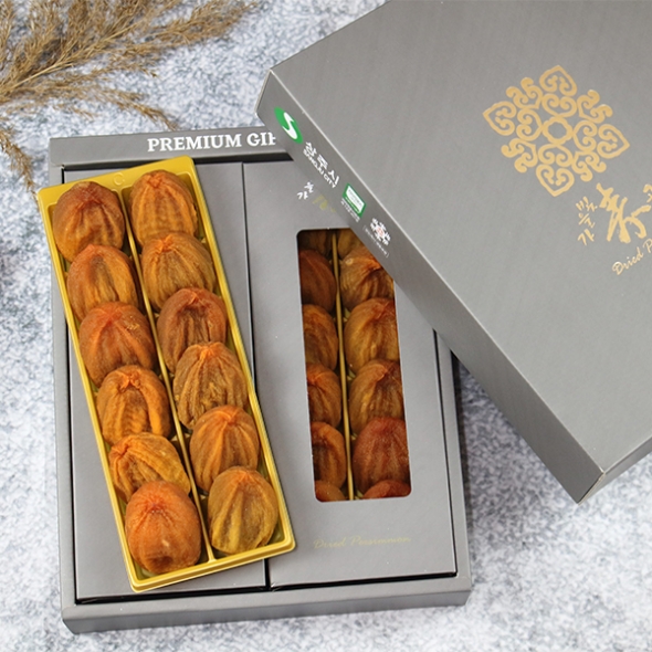 [선물세트]  프리미엄 선물세트 반건시&건시 곶감(푸)