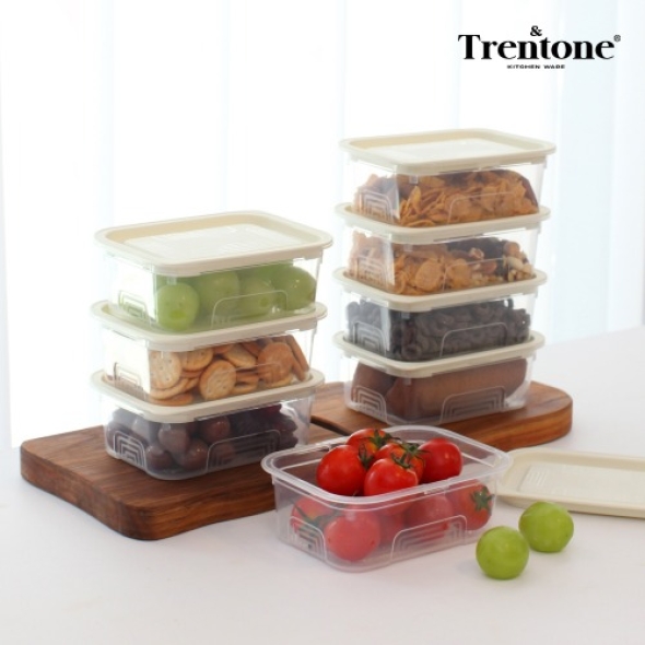 [트렌톤] 냉장고보관용기 베이직쿡 1호 8종(16P)