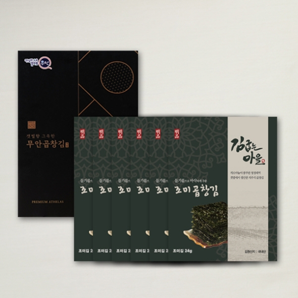 [브라이트데이] 김굽는마을 무조미곱창김 선물세트(20g x 6봉)