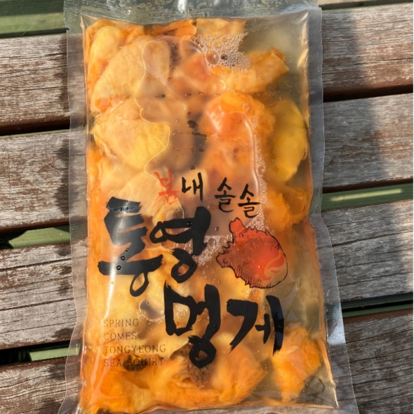 이순신수산 통영 자연산 멍게 꽃돌 500g