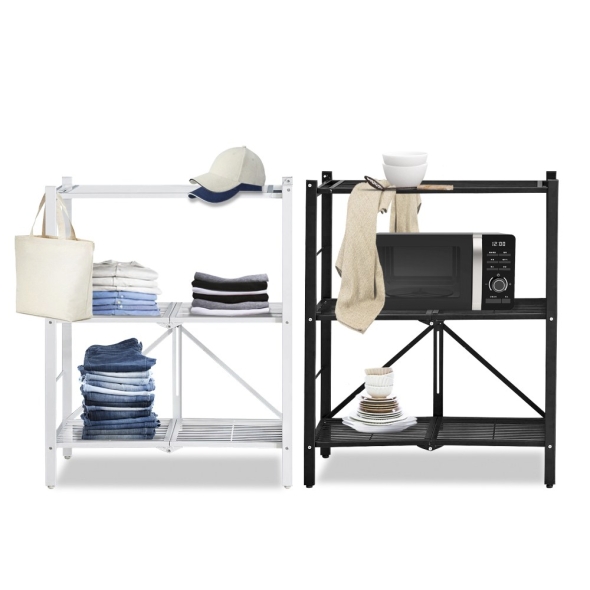 [엘린까사]다용도 접이식 폴딩선반 3단