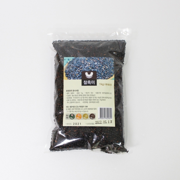 (25년산) 홍성농부의 찰흑미 1kg 직접도정