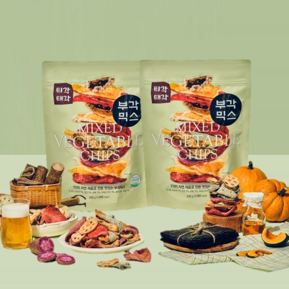 속초 중앙시장 명물 부각티각태각 부각믹스 택일