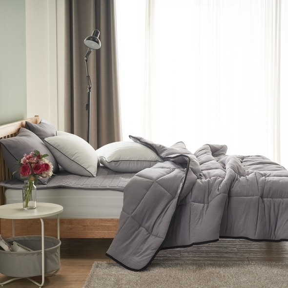 [Guy Laroche] 슈크림 세미워싱 이불