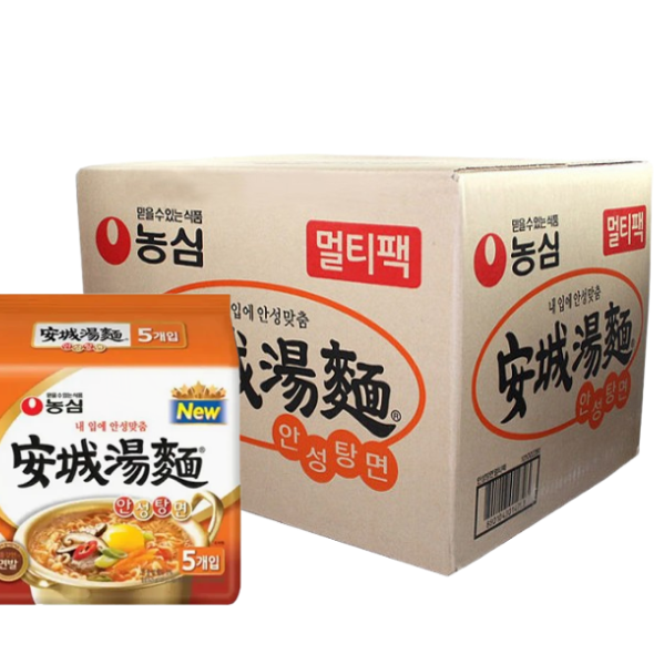 [농심] 안성탕면 5개입*1봉/5개입*2봉/5개압*4봉/40개입*1박스