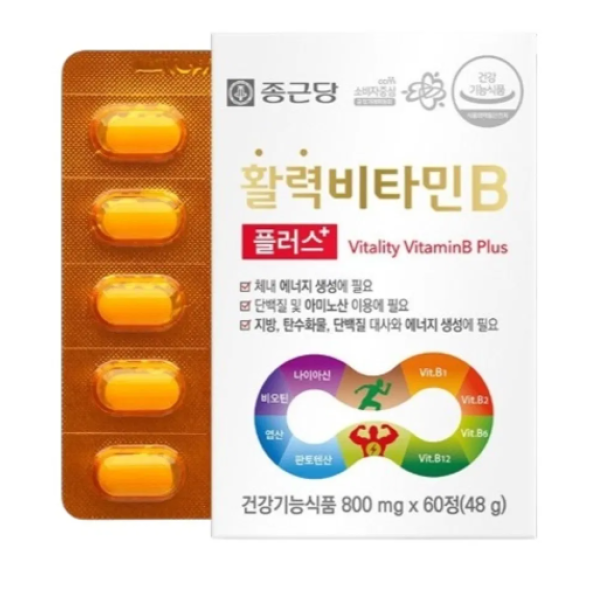 종근당 활력비타민B 플러스 60정