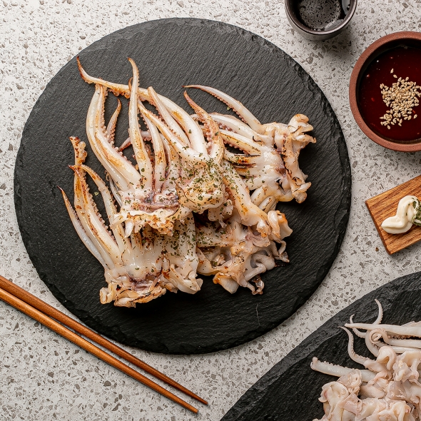 [마산어시장] 오다리 백족 버터구이 오징어 250g 500g