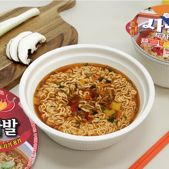 육개장 컵라면 도자기 사발면 _대