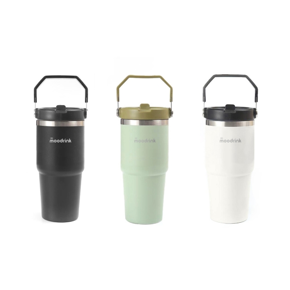 [무드링크] 스윙핸들 이중진공 텀블러 600ml (택)