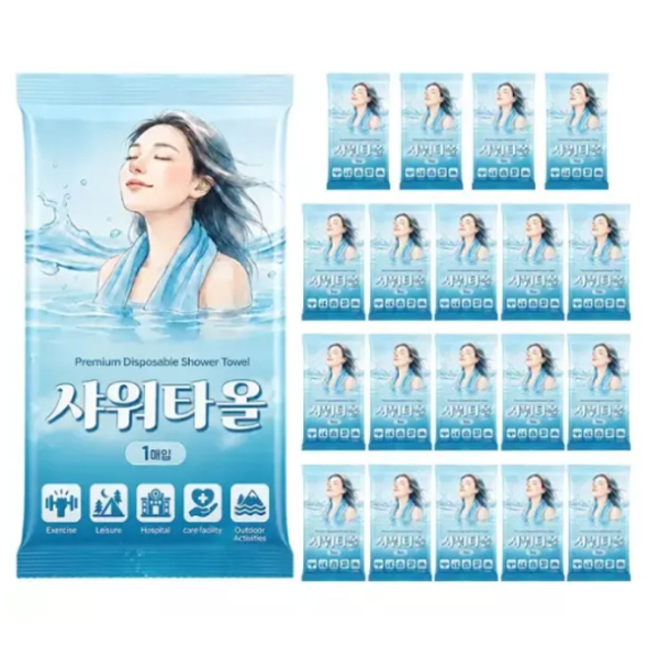 [프렌즈] 쿨링타올 아이스 쿨타월/샤워타올 수건 10EA [대/특대/샤워타올]