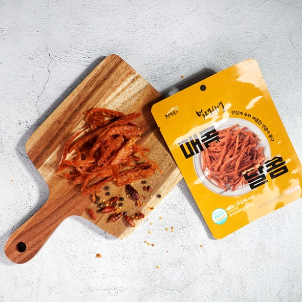 [단짠예찬] 맛있게 구운 매콤달콤 양념먹태 3봉/5봉(봉당25g)