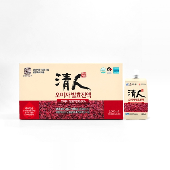 [신한카드 할인] 청인 오미자발효진액 100ml x 60포