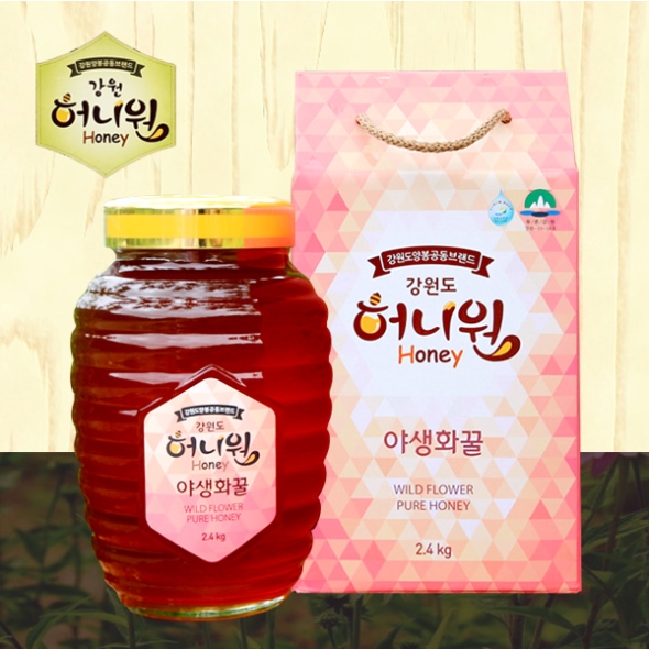 [허니원] 야생화벌꿀 2.4kg(PET)