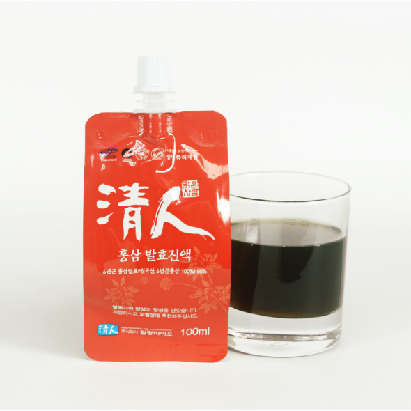 [특별할인] 청인 홍삼발효진액 100ml x 60포