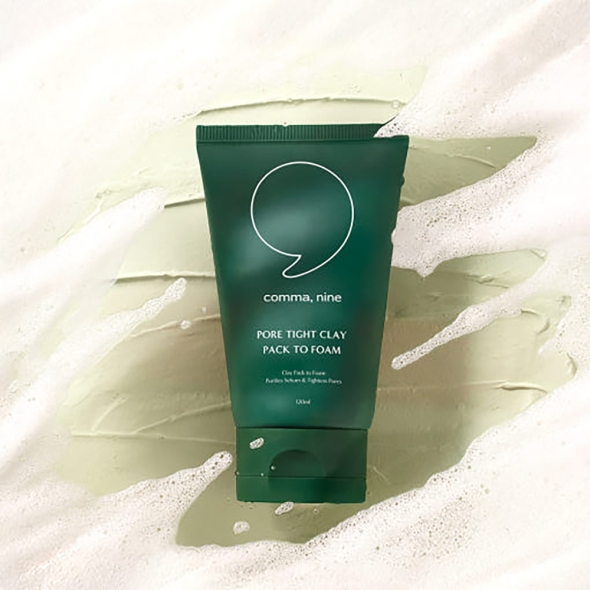 [특별할인] 콤마나인 모공팩 클렌징 톤업 3-in-1 클레이 팩투폼 120ml