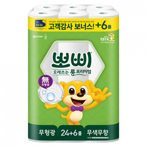  [뽀삐] 롱 2겹 프리미엄 30m 30롤