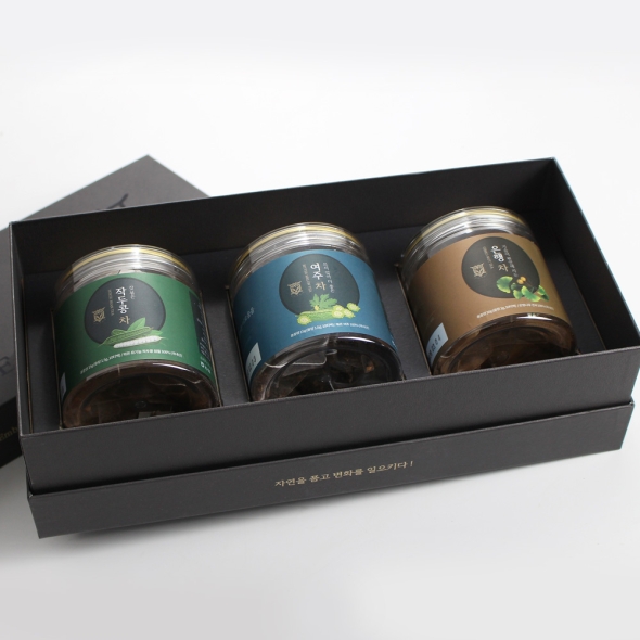 에코프리베 프리미엄차 3종선물세트 30ea (작두콩/여주/호박팥/은행/비트) 저온 다회 덖음차 국내특허포함 