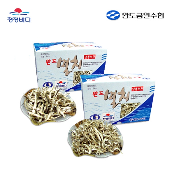 [완도금일수협] 멸치 2종 (중멸1kg+소멸1kg)