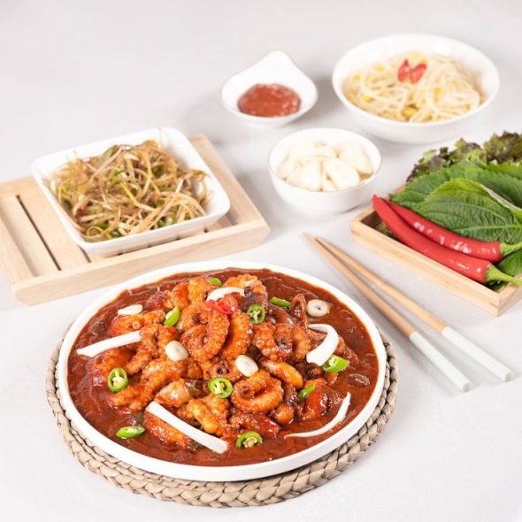 [천호]맛있게 매콤한 천호 쭈꾸미 밀키트 300g+300g