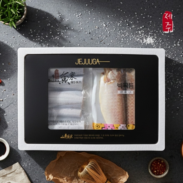 [제주특선] 은갈치/백옥돔 모듬세트 9호(은갈치 중 2마리+백옥돔 대 4마리)