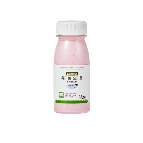 철원목장 수제 유기농 아로니아요거트150ml x 3ea 외 당일새벽착유 1A등급원유 유기가공식품인증