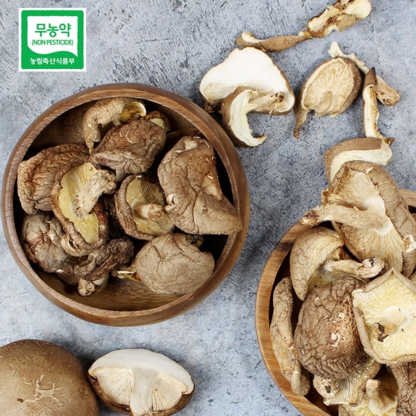 예산청년농부의 국내산 무농약 건 표고버섯 (국물용/육수용) 350g