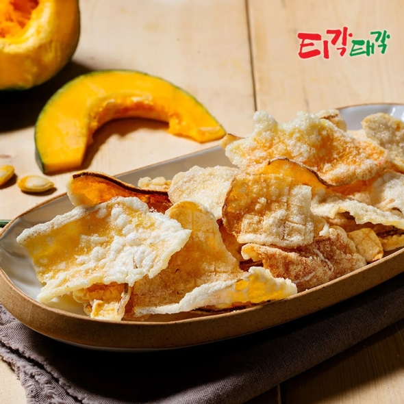 속초 중앙시장 명물 부각 티각태각 호박부각 8p세트_30g*8ea