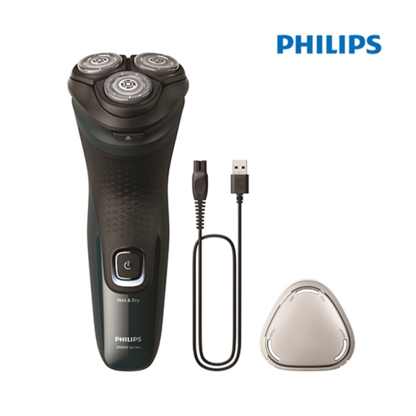 필립스 X3002/00 3000X시리즈 4D플렉스 방수 전기 면도기