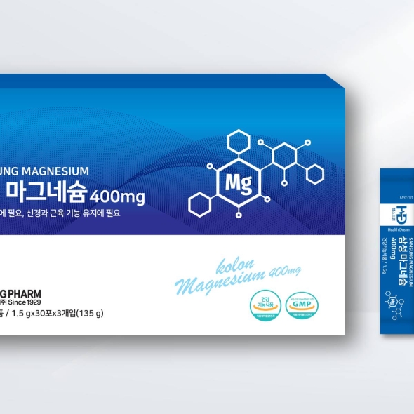 삼성제약 마그네슘 400mg 1.5g x 30포 x 3개입