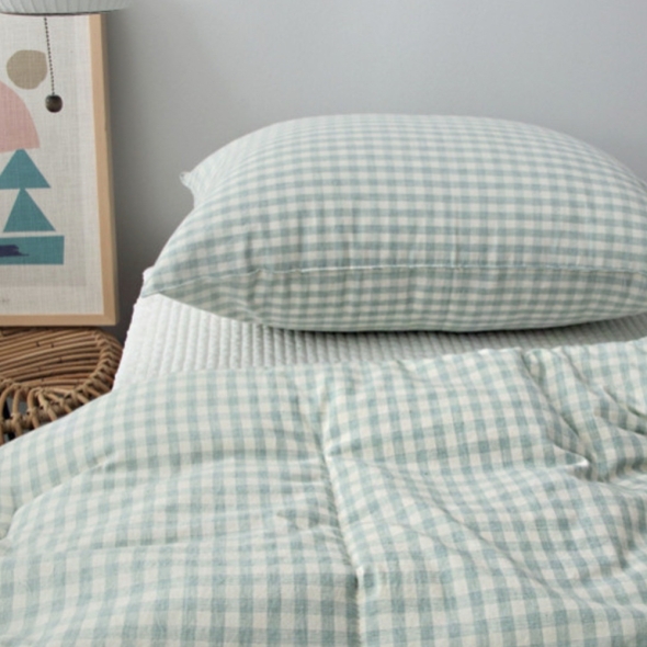 [Guy Laroche] 파스텔 선염체크 코튼 이불