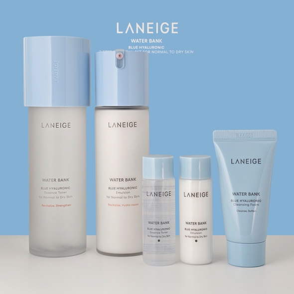 라네즈 워터뱅크 블루 히알루로닉 기초화장품세트 (중건성용) 피부장벽강화