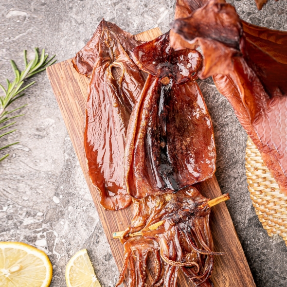 [마산어시장] 쫄쫄이 마른오징어 10미 500g내외 _열/온풍건조 