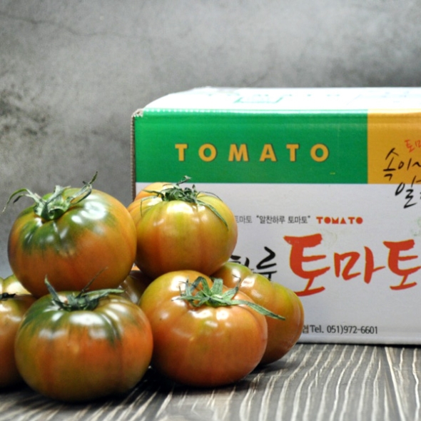 [농협공판장] 정성드린 GAP인증 부산 대저토마토 2.5kg(M-2S/16-20과내)