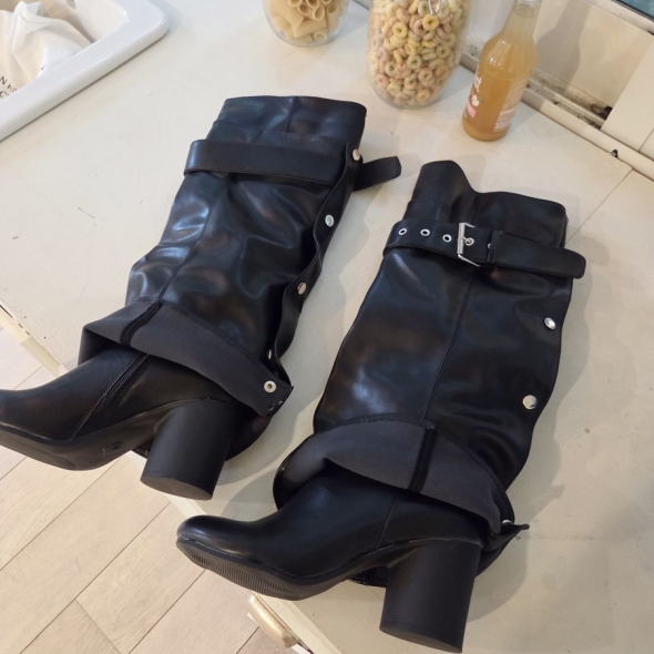 [개성시대] 여성 7.5cm 베이직 롱부츠 데일리